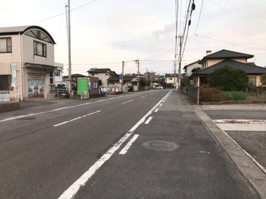 前面道路