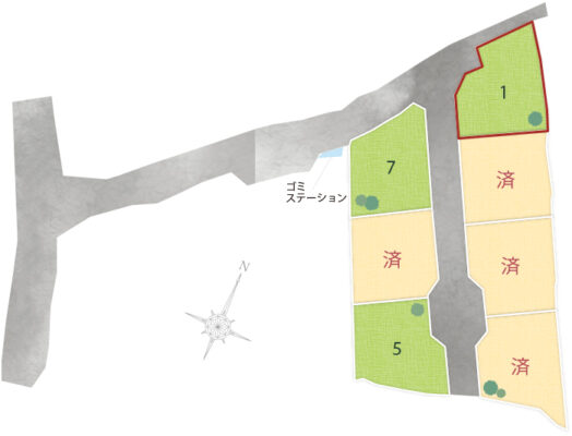 挾間町上市7区画 No.1