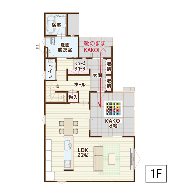 1F