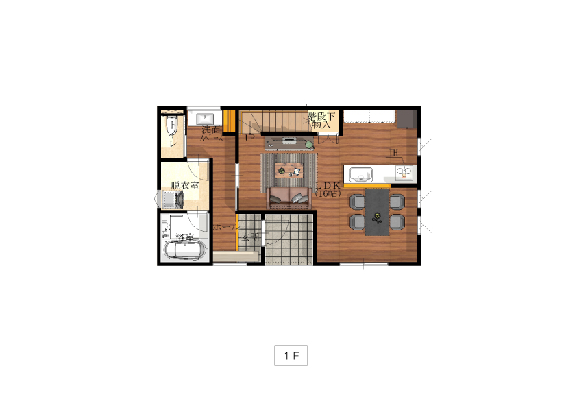 1階間取図
