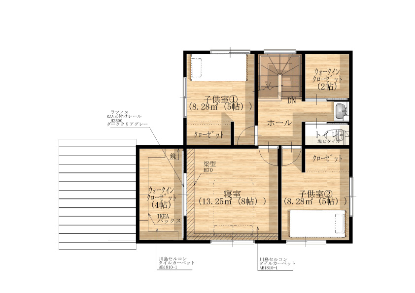 2F 間取り図