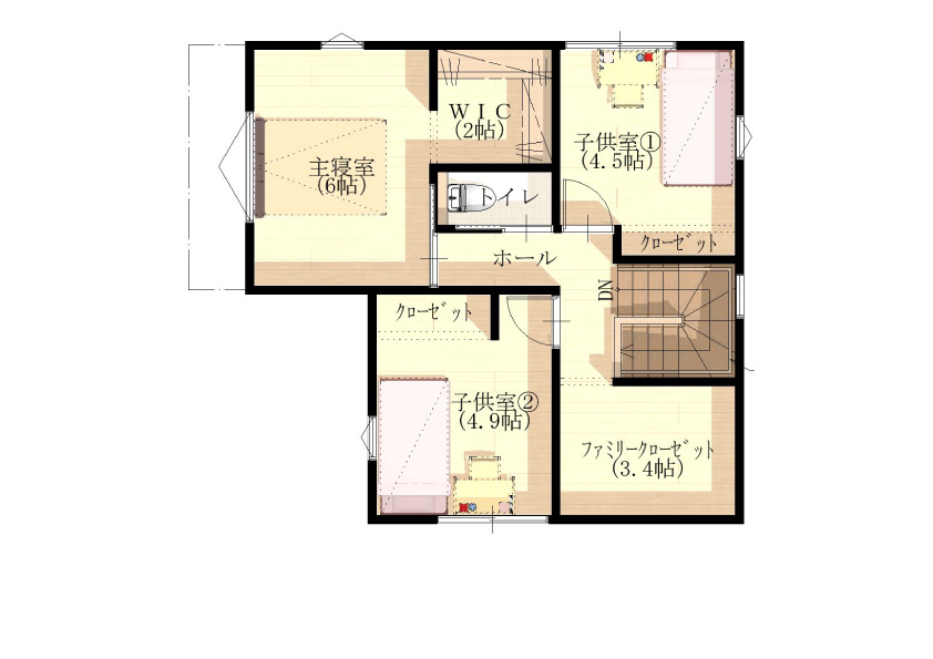 2F 間取り図
