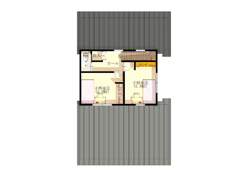 2F 間取り図