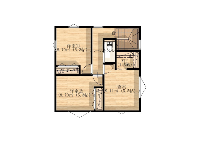 2F 間取り図