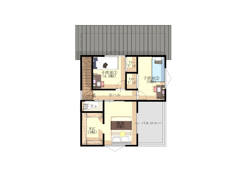 2F 間取り図