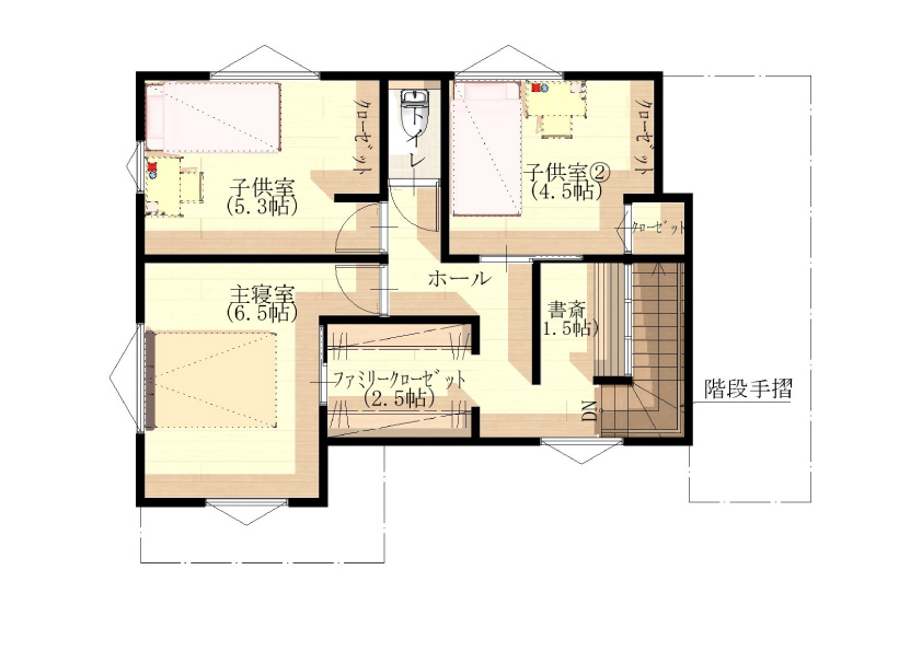 2F 間取り図