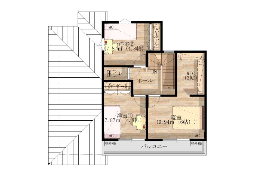 2F 間取り図