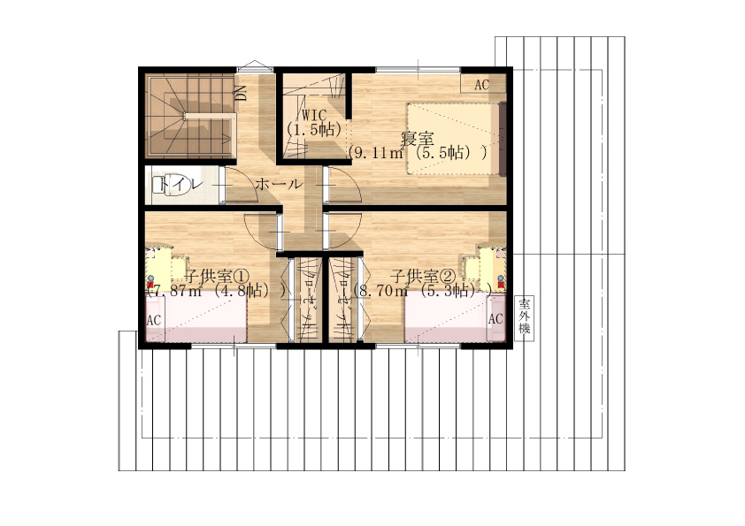 2F 間取り図